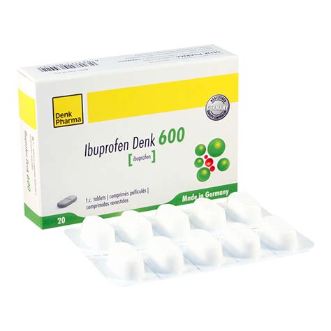 Ибупрофен-денк 600мг №20