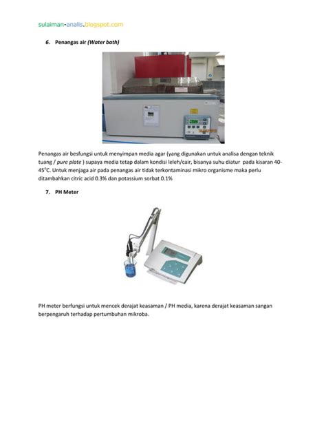 Mengenal Peralatan Laboratorium Mikrobiologi Pdf