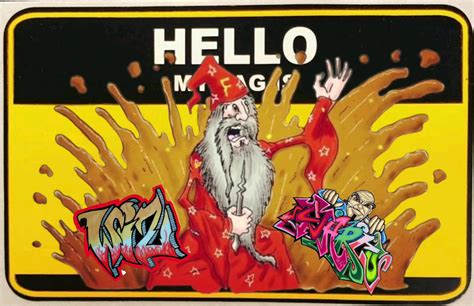 Wizard graffiti sticker by wizard1labels on DeviantArt