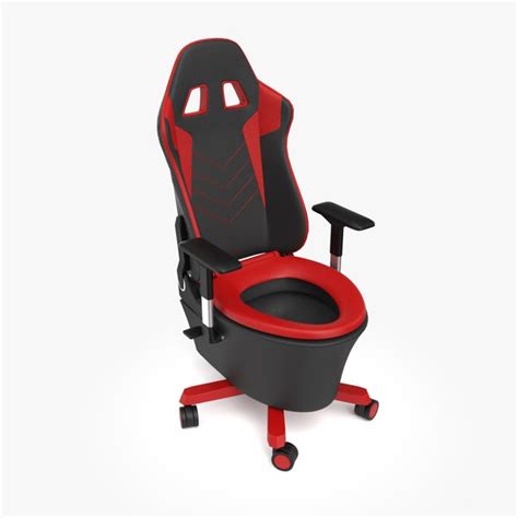 Gaming Stuhl Toilette 3d Modell Turbosquid 1871209