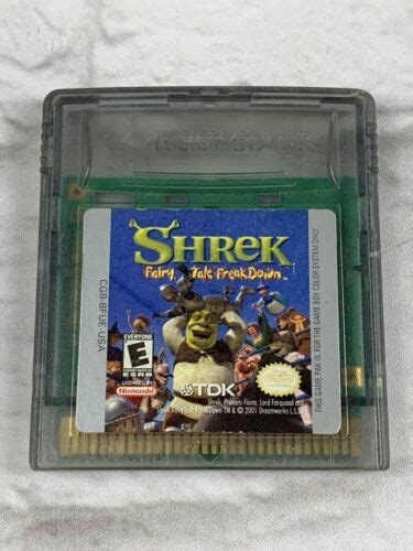 Shrek Fairy Tale Freakdown Nintendo Game Boy Color 2001