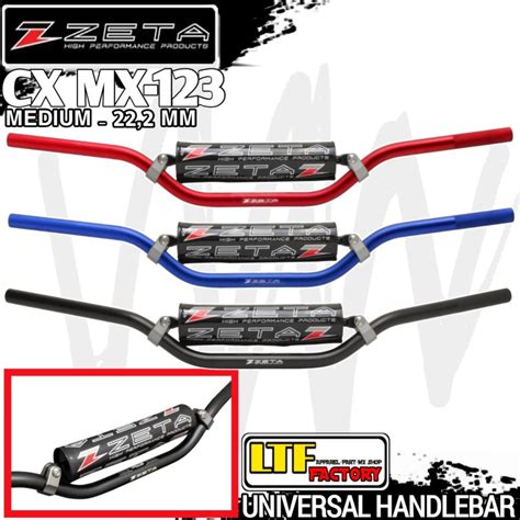 Jual ZETA CX BAR MX 123 UNIVERSAL HANDLEBAR MEDIUM 7 8 INCI 22