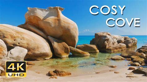 4k Cosy Cove Gentle Lapping Waves Relaxing Sea Ocean Sounds