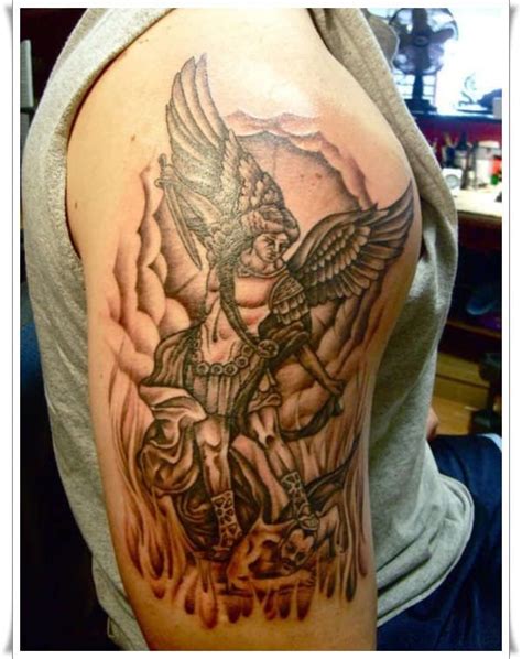 30 Perfect St Michael Tattoo Design Ideas