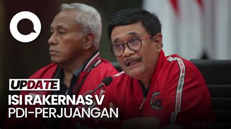 Pdip Bahas Strategi Pemenangan Pilkada 2024 Sikap Politik Di Rakernas