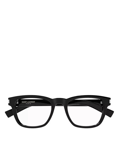 SAINT LAURENT Mid Naked Wirecore Rectangular Optical Glasses 52mm