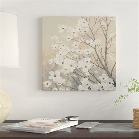 Winston Porter Dogwood Blossoms Ii Neutral By James Wiens Print On