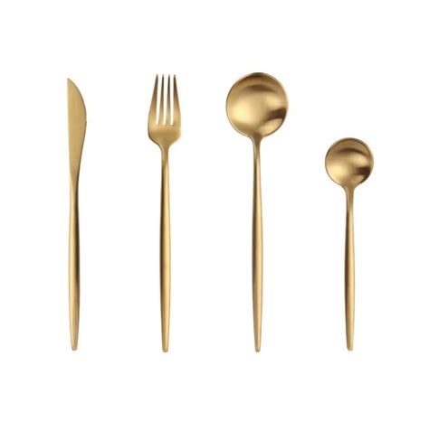 Gold Flatware Set (3 Piece) - Eventlyst