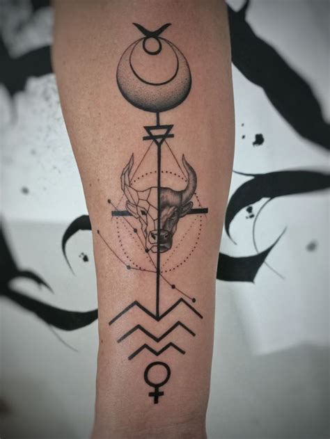 Signo Tauro Tatuaje Taurus Tattoos Tattoos For Guys Aries Tattoo