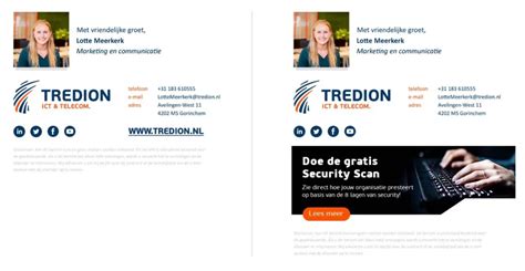 Geautomatiseerde E Mailhandtekening Tredion