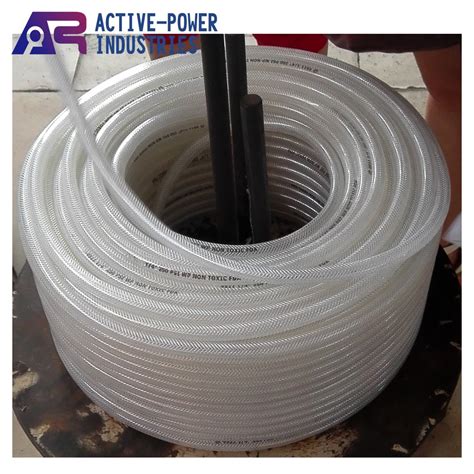 Cheap High Quality Clear Plastic Fiber Braided Reinforced Pvc Hose For