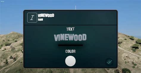 ESX QB Vinewood Sign Editor Fivem Scripts