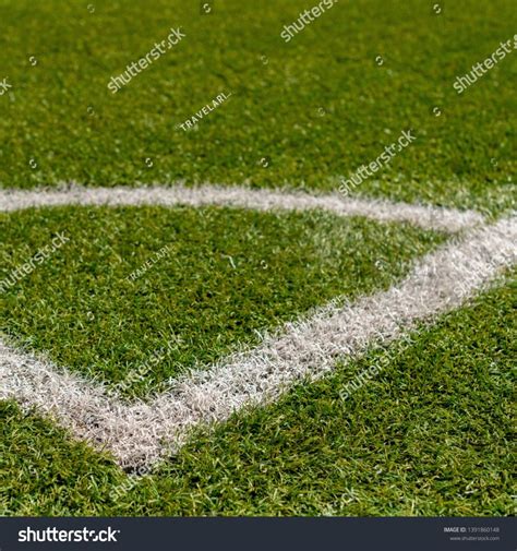 Texture Of Artificial Grass Herb Cover Sports Field