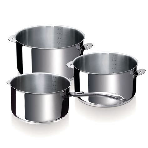 3 Casseroles Evolution 12326974 Inox Beka La Redoute