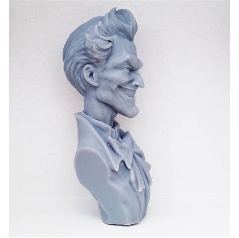 3D Printable The Joker Bust Made With Elegoo Mars 3Cults