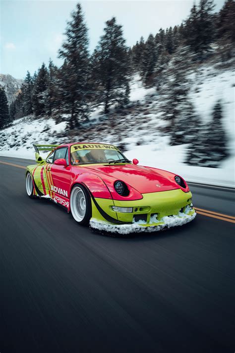 Porsche 993 Rwb With Hre Classic 300 In Gloss White Flickr