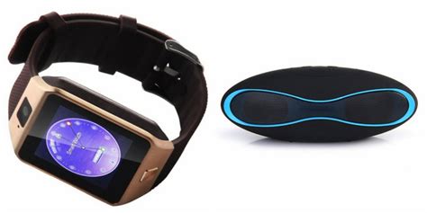 Buy Mirza DZ09 Smartwatch And Rugby Bluetooth Speaker For MICROMAX BOLT