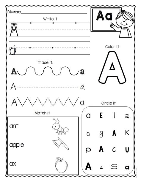 Alphabet Worksheets Pre K – AlphabetWorksheetsFree.com