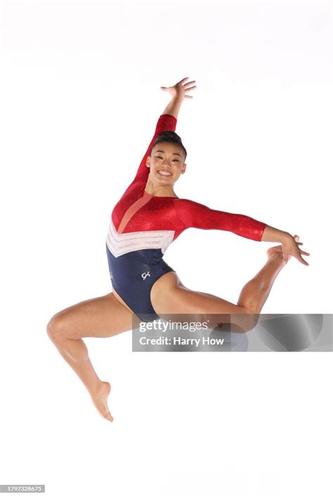 Gymnast Leanne Wong Poses During The Team Usa Paris 2024 Olympic