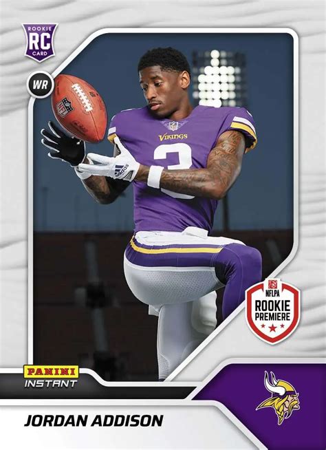 NFL Minnesota Vikings 2023 Instant RPS First Look Football Single Card