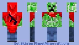 terrorist creeper Minecraft Skin