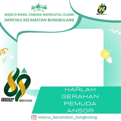 Twibbon Harlah Gp Ansor Ke Rajaframe