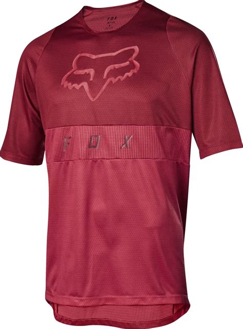 Fox Defend Ss Moth Mtb Jersey Cardinal Red