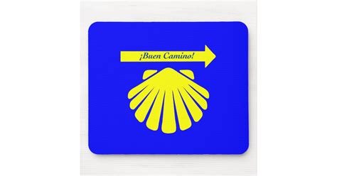 Camino de Santiago Symbols Mouse Pad | Zazzle