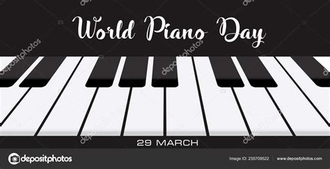 World Piano Day Stock Vector By Vipdesignusa