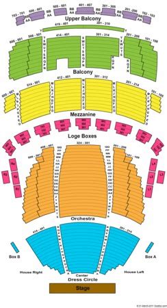 Connor Palace Seating Chart