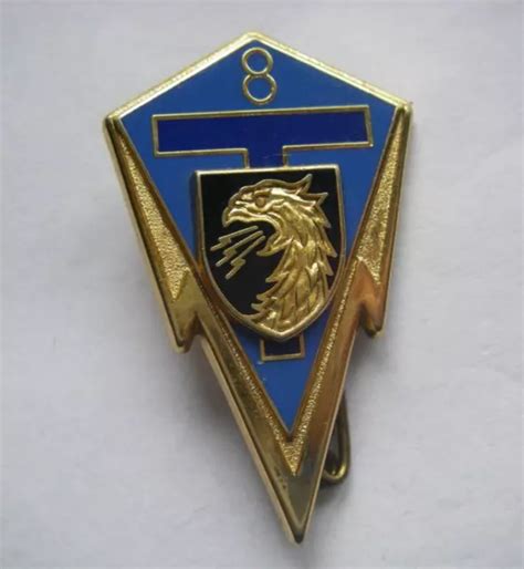 Insigne Militaire Transmissions Regiment De Transmissions Fraisse