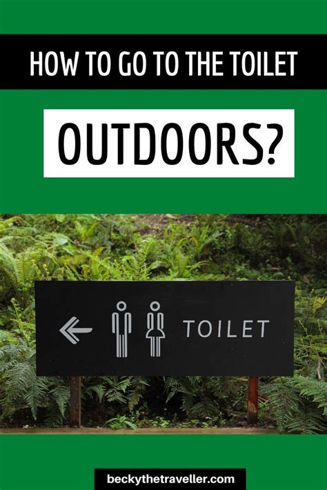 Wild Camping Toilet Tips How To Pee Poo Outdoors Becky The