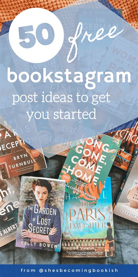 50 Free Bookstagram Post Ideas She S Becoming Bookish