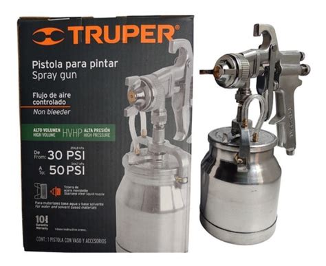 Pistola P pintar Succión Hvhp Vaso Alum 1 8mm 14087 Truper MercadoLibre