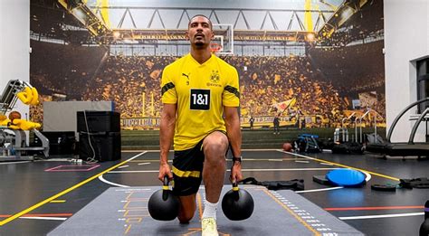 Ivorian Striker S Bastien Haller Back To Borussia Dortmund Training