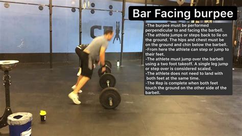 Bar Facing Burpee Demo V2 YouTube