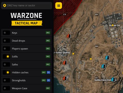 Dmz And Warzone Interactive Tactical Map On Twitter New Ui For