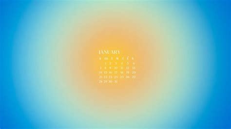 January 2024 Aura Laptop Background