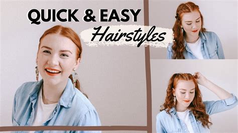 5 Quick And Easy Heatless Hairstyles Hailee Jhaveri Youtube