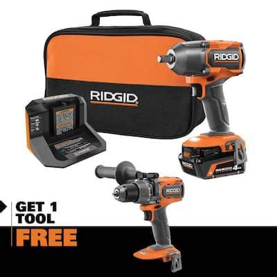 Ridgid V Brushless Cordless Mode Impact Driver Kit With Ah Max