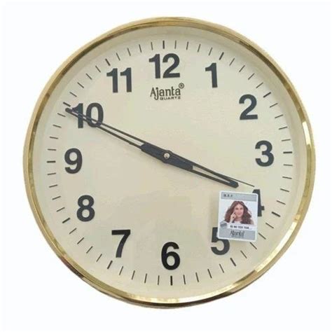 Ajanta Quartz Wall Clock Size Mm Diameter At Rs Piece In