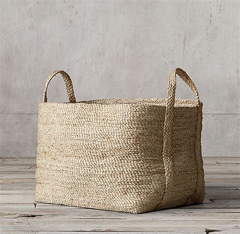 Handwoven Jute Basket Natural Jute Basket Shoe Basket Hand Weaving