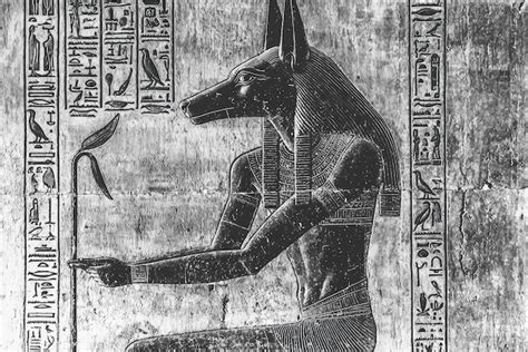 Anubis The Jackalheaded God Weighing Souls In Ancient Egyptian Rituals