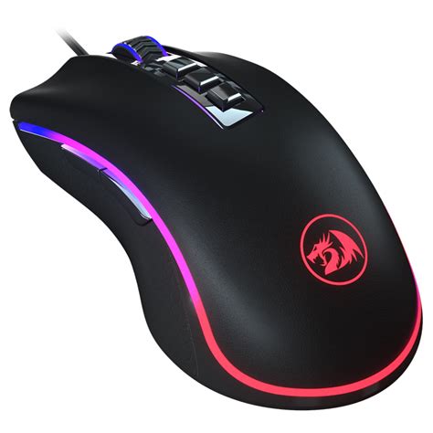 Mouse Gamer Redragon Cobra FPS RGB 24000 DPI 7 Botões Programáveis