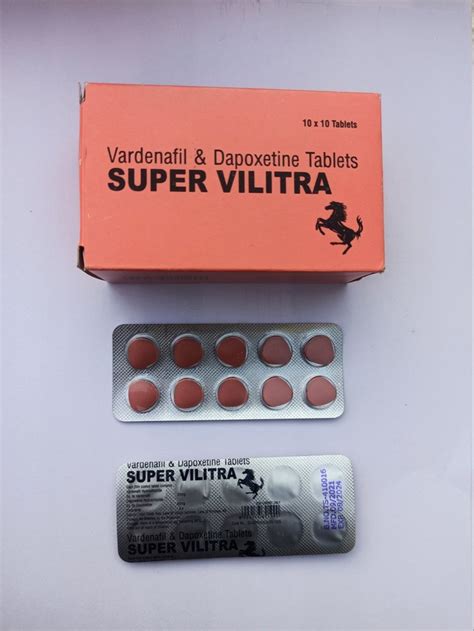 Vardenafil Mg Dapoxetine Mg Tablets Super Vilitra At Rs