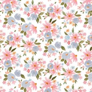 Carta Bella FLORA 5 Collection 6 X 6 Paper Pad 24 Double Sided Adorable