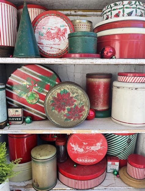 Vintage Christmas Tins: Easy Styling Tips and Tricks - MY WEATHERED HOME