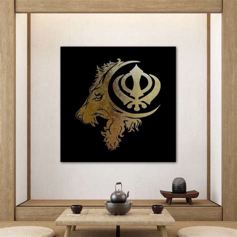 Khanda Wall Art Etsy