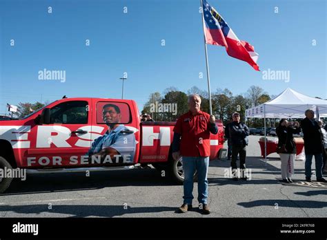 Smyrna Georgia Usa 19th Nov 2022 Republican Senate Candidate