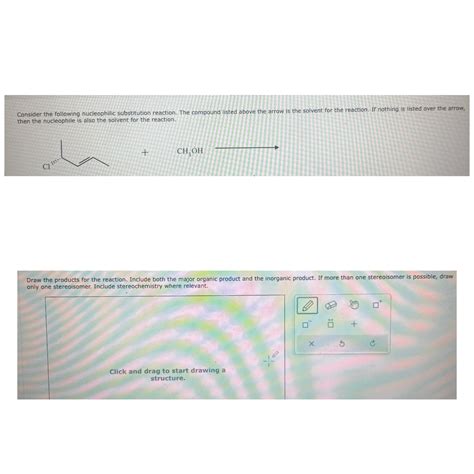 Solved Consider The Following Nucleophilic Substitution